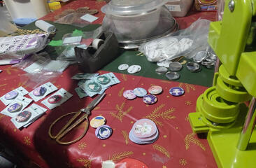 Restocking Button Pins
